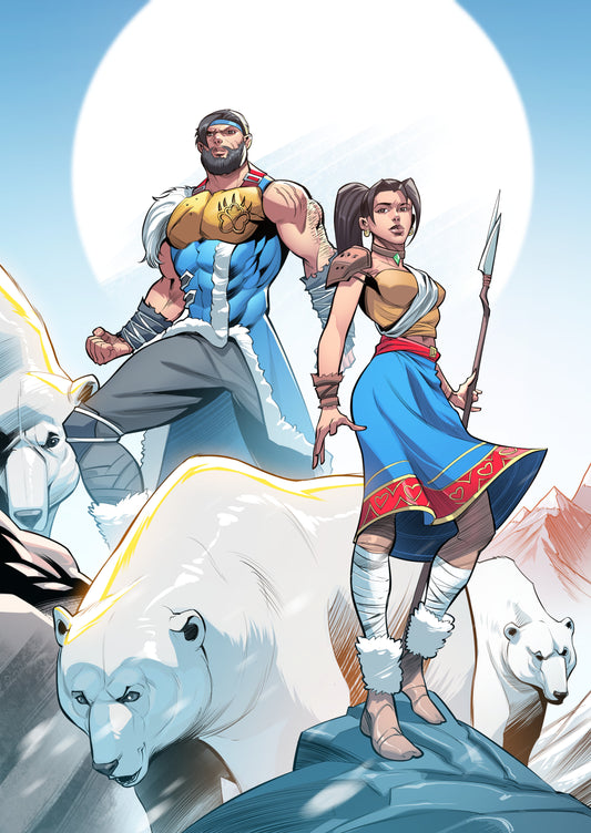 Polar Bear Comic Ultra Poster Cover